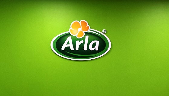 Arla Logo on Wall